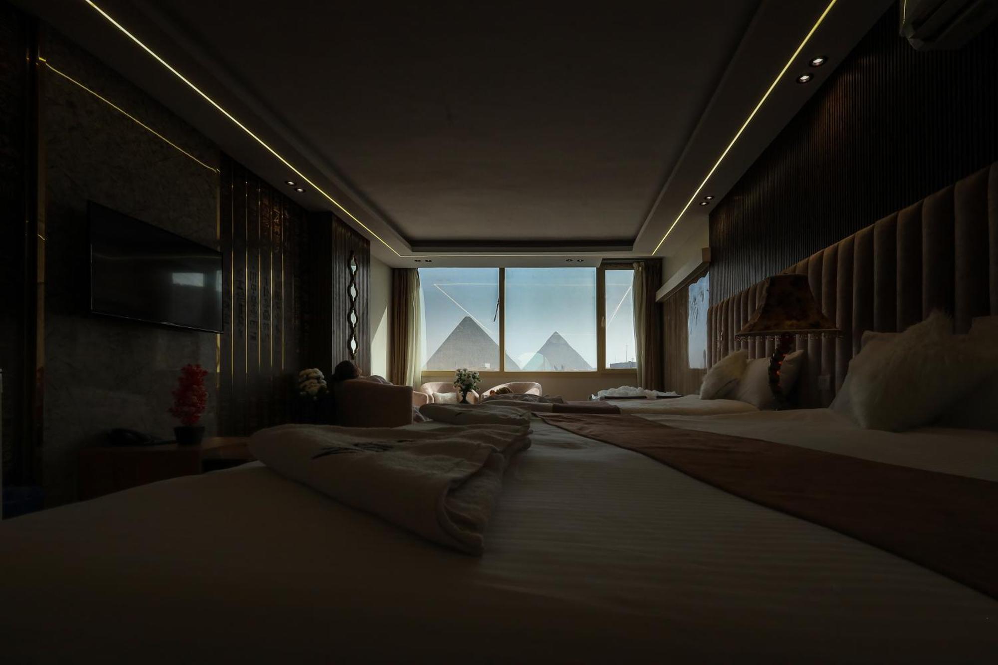 The Muse Pyramids Inn Kafret el-Gabal Exterior foto